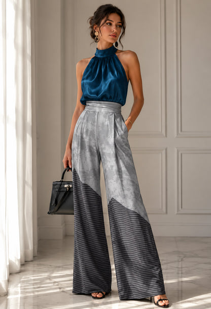 Modal Satin Abstract Fabric