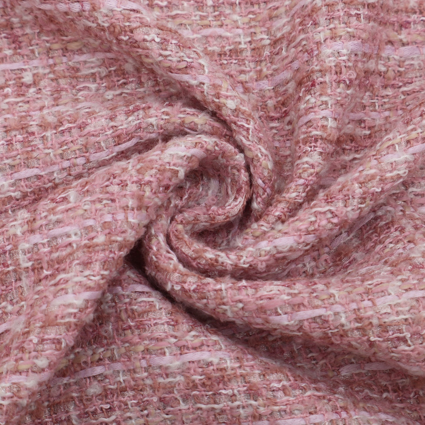 Pink Color Heavy Woolen Shimmer Fabric