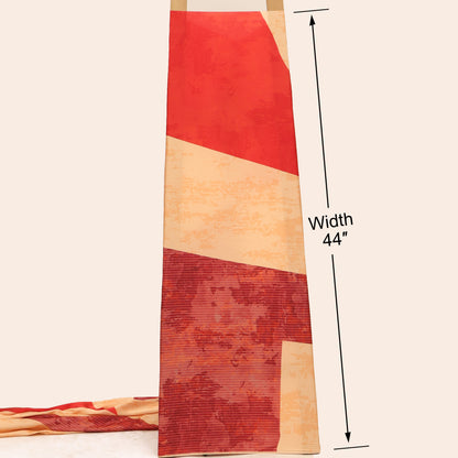 Modal Satin Abstract Fabric