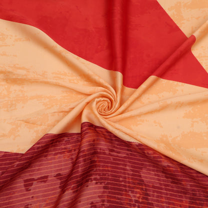 Modal Satin Abstract Fabric
