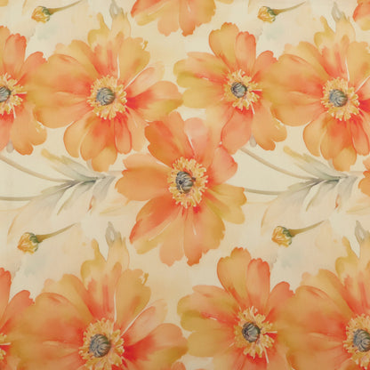 Slub Satin Print Fabric