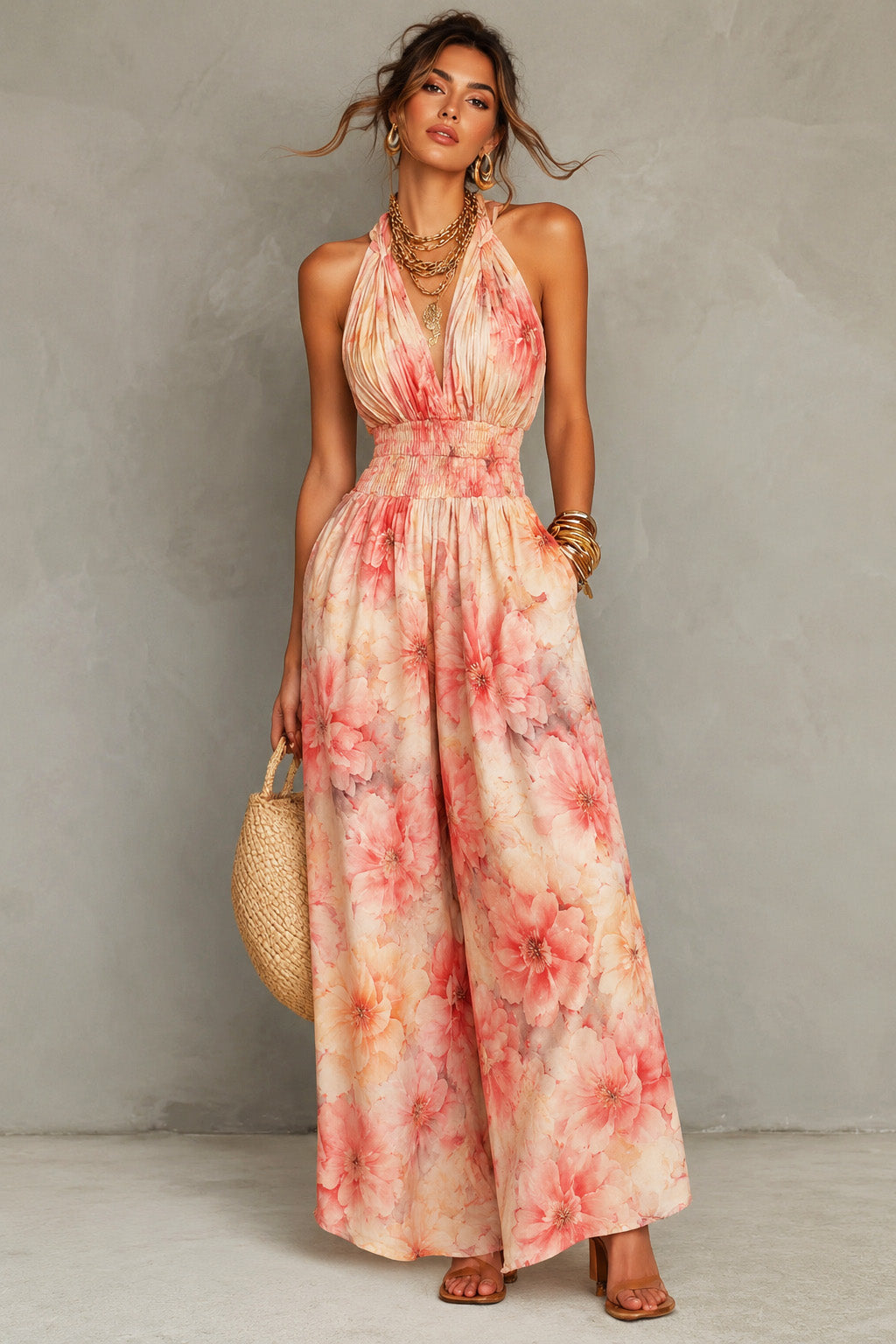 Slub Satin Print Fabric