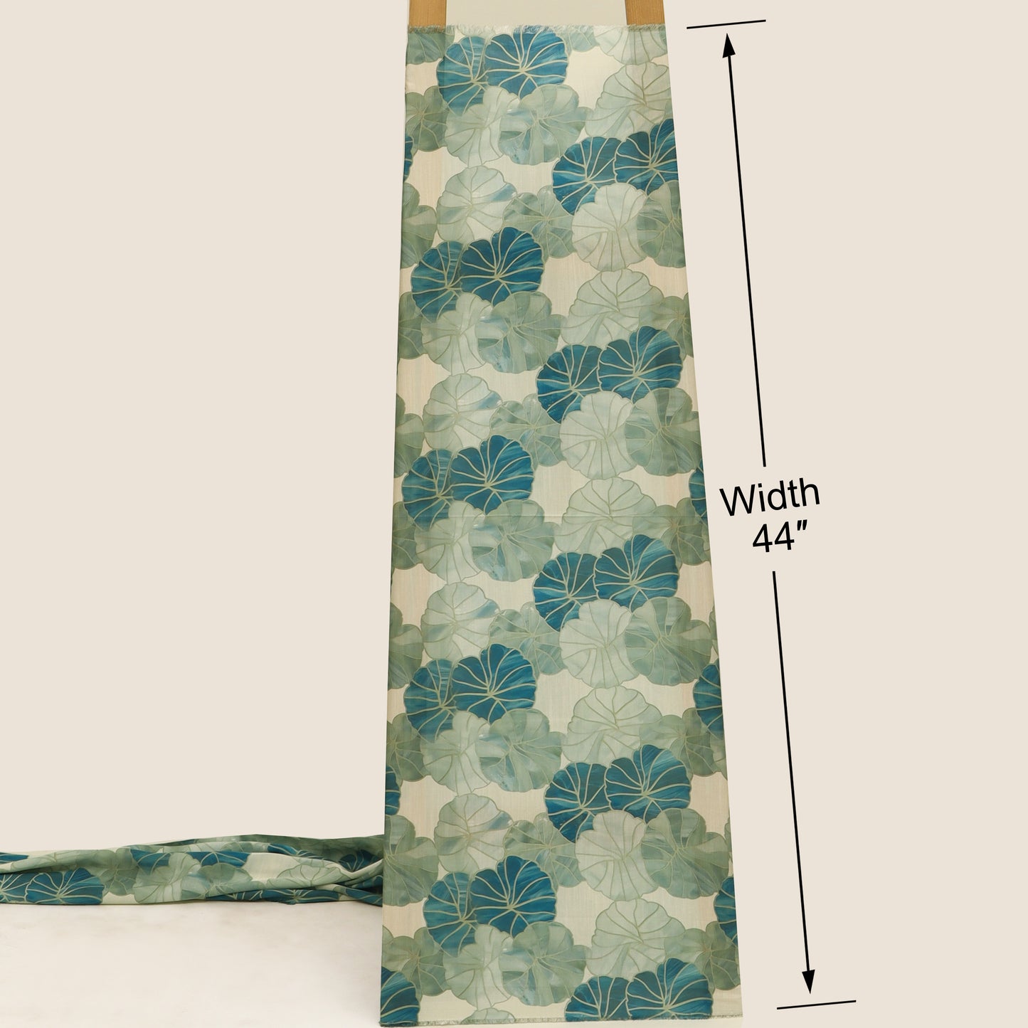 Slub Satin Print Fabric