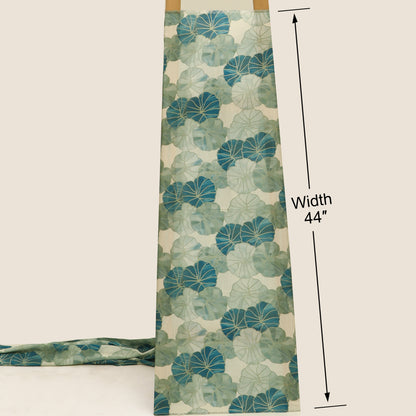 Slub Satin Print Fabric