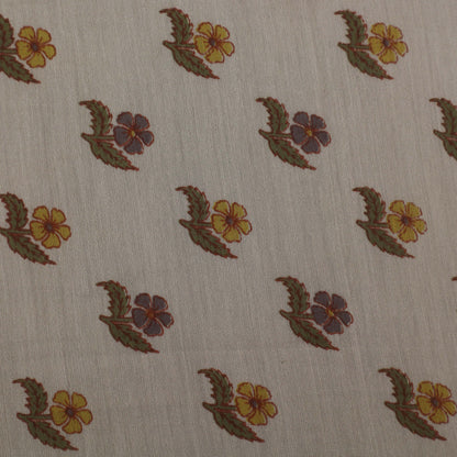 Colored Chanderi Print Fabric