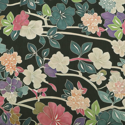 Slub Satin Print Fabric