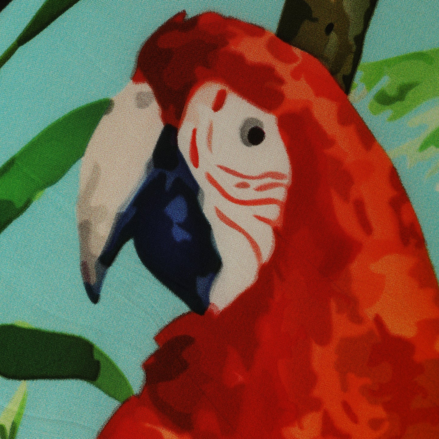 Birds Pattern Design Crepe Hydra Print Fabric