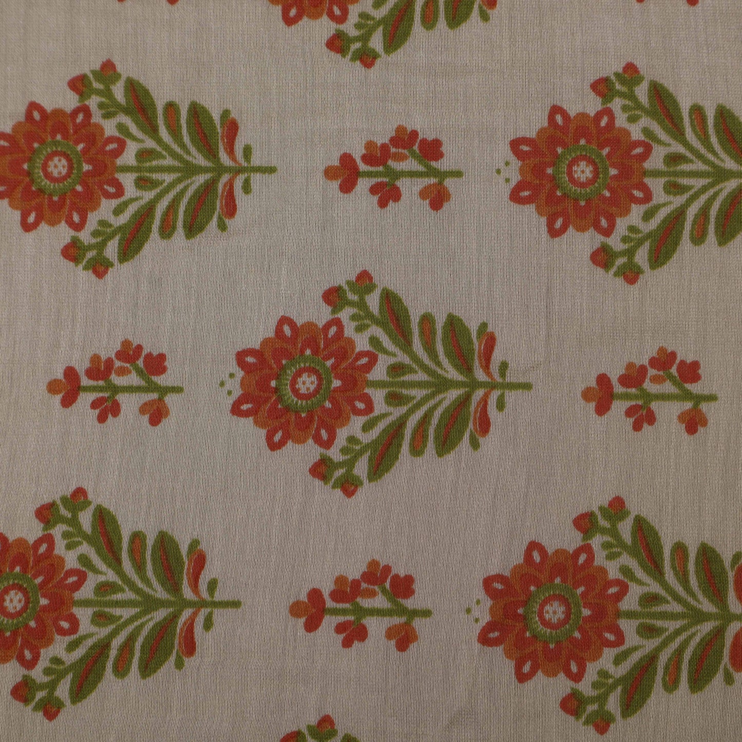 Colored Chanderi Print Fabric