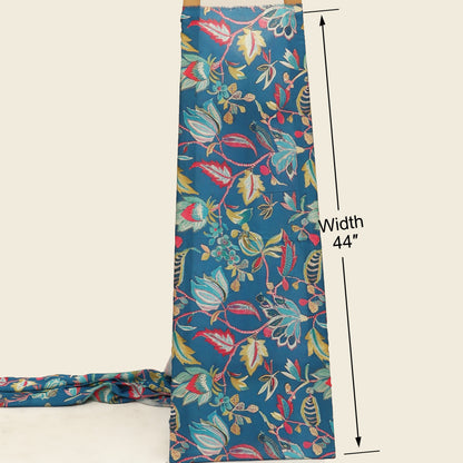 Slub Satin Print Fabric