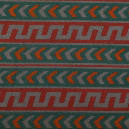 Colored Chanderi Print Fabric