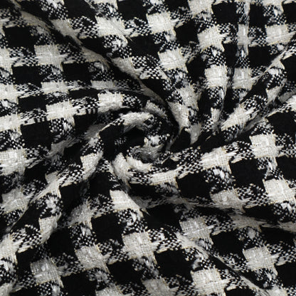 Multicolor Heavy Woolen Shimmer Fabric