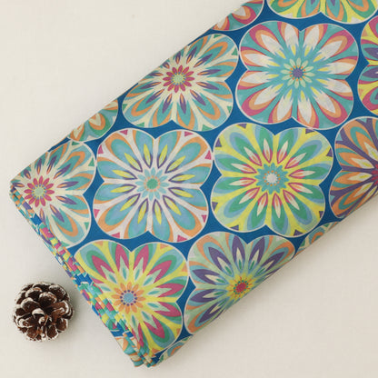 Slub Satin Print Fabric