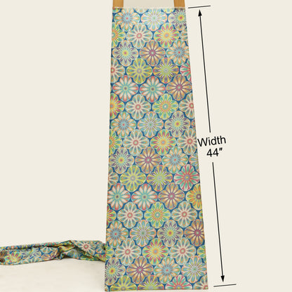 Slub Satin Print Fabric
