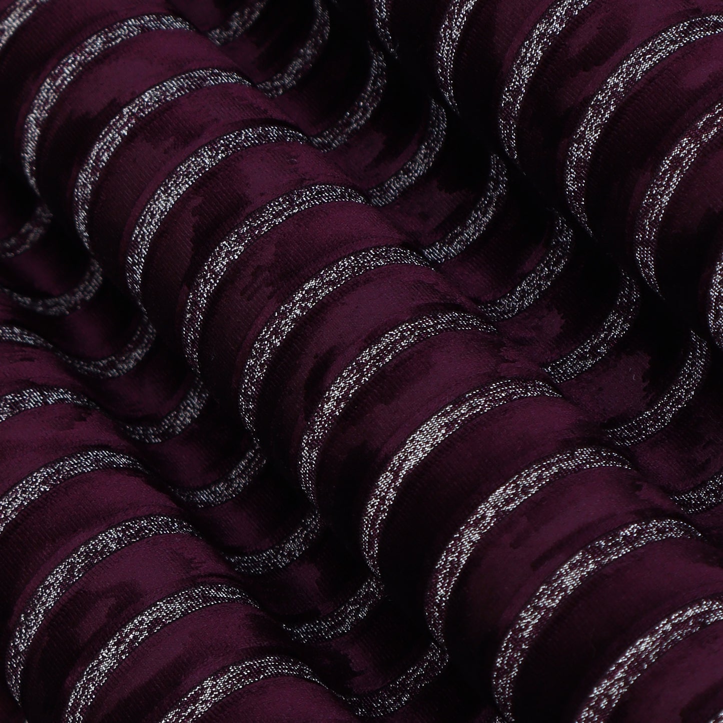 Velvet Stripe Foil Fabric