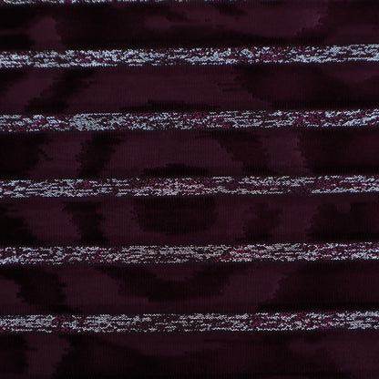 Velvet Stripe Foil Fabric