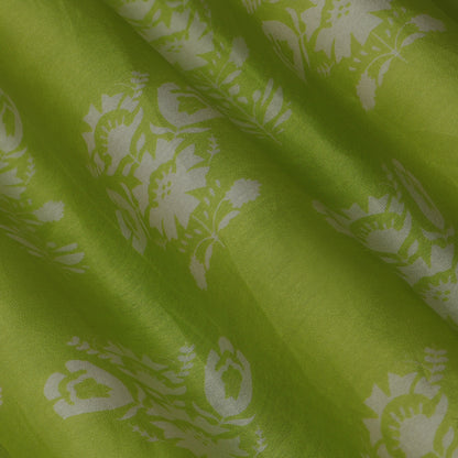 Colored Chanderi Print Fabric