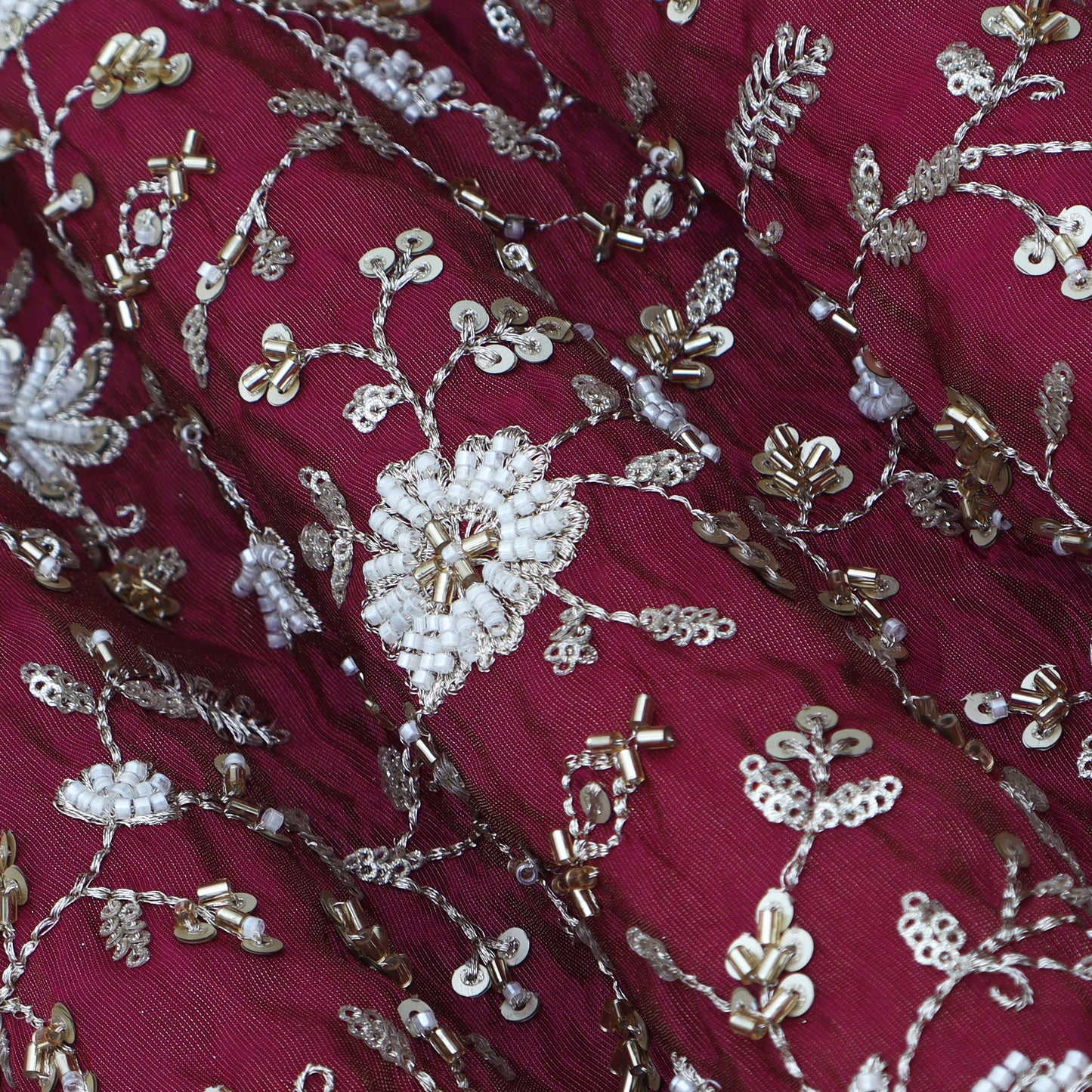 Rani Color Tissue Embroidery Fabric