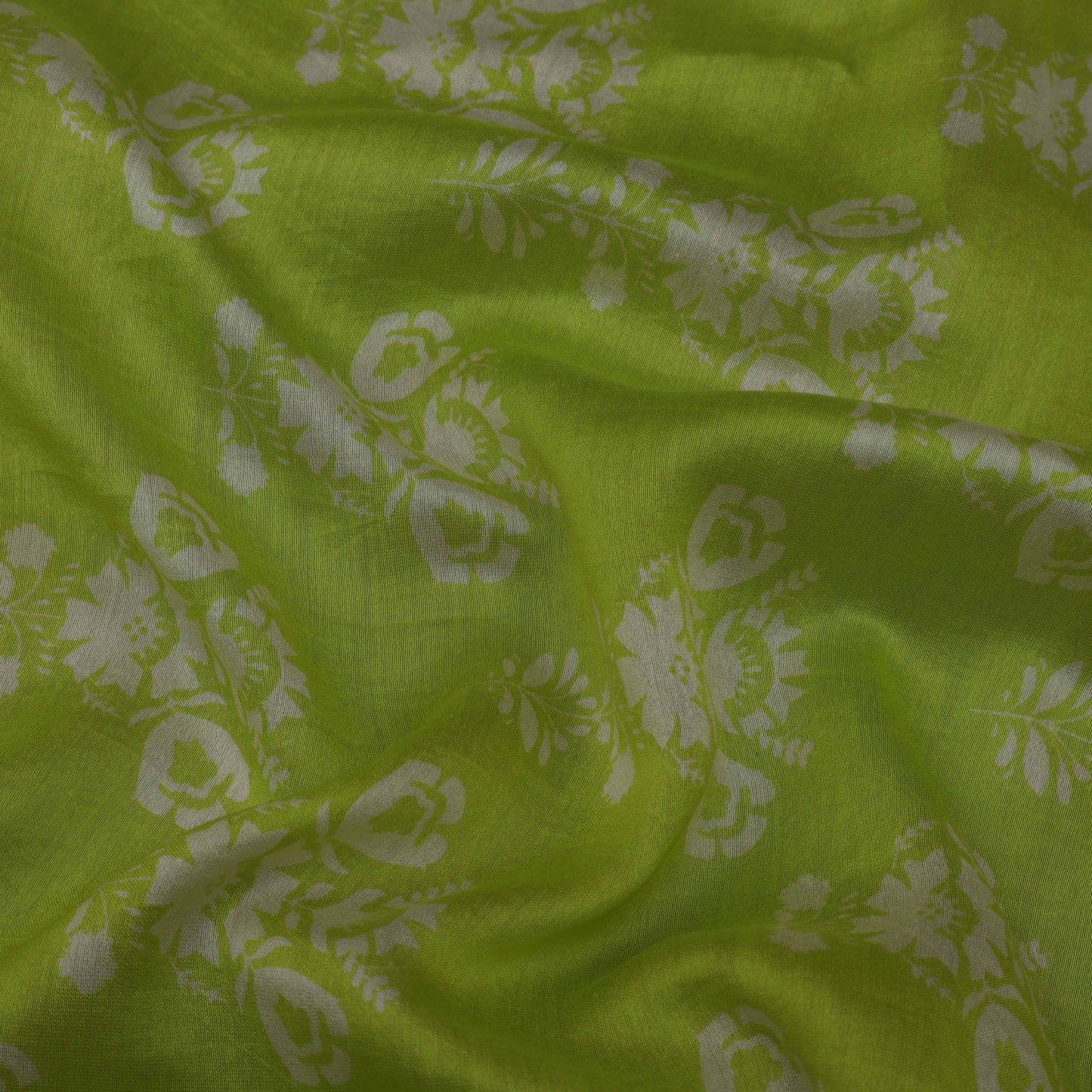 Colored Chanderi Print Fabric