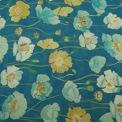 Slub Satin Print Fabric