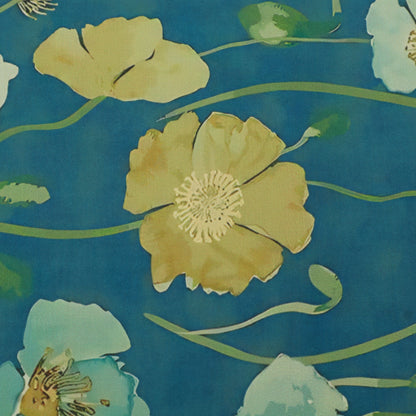 Slub Satin Print Fabric