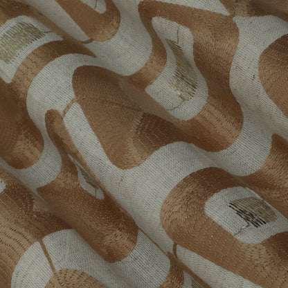 Colored Linen Embroidery Fabric