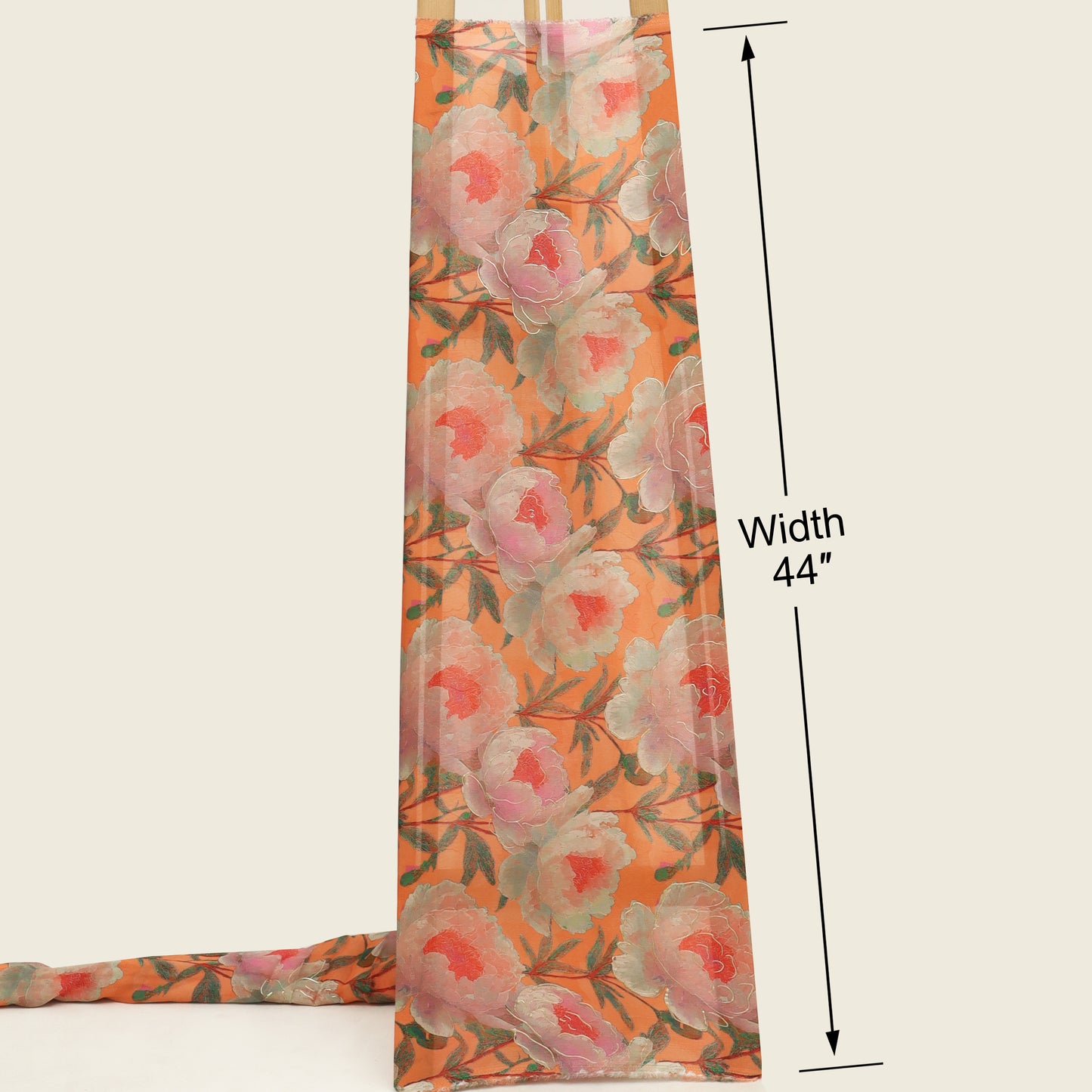 Chinon Chiffon Printed Kupi Work
