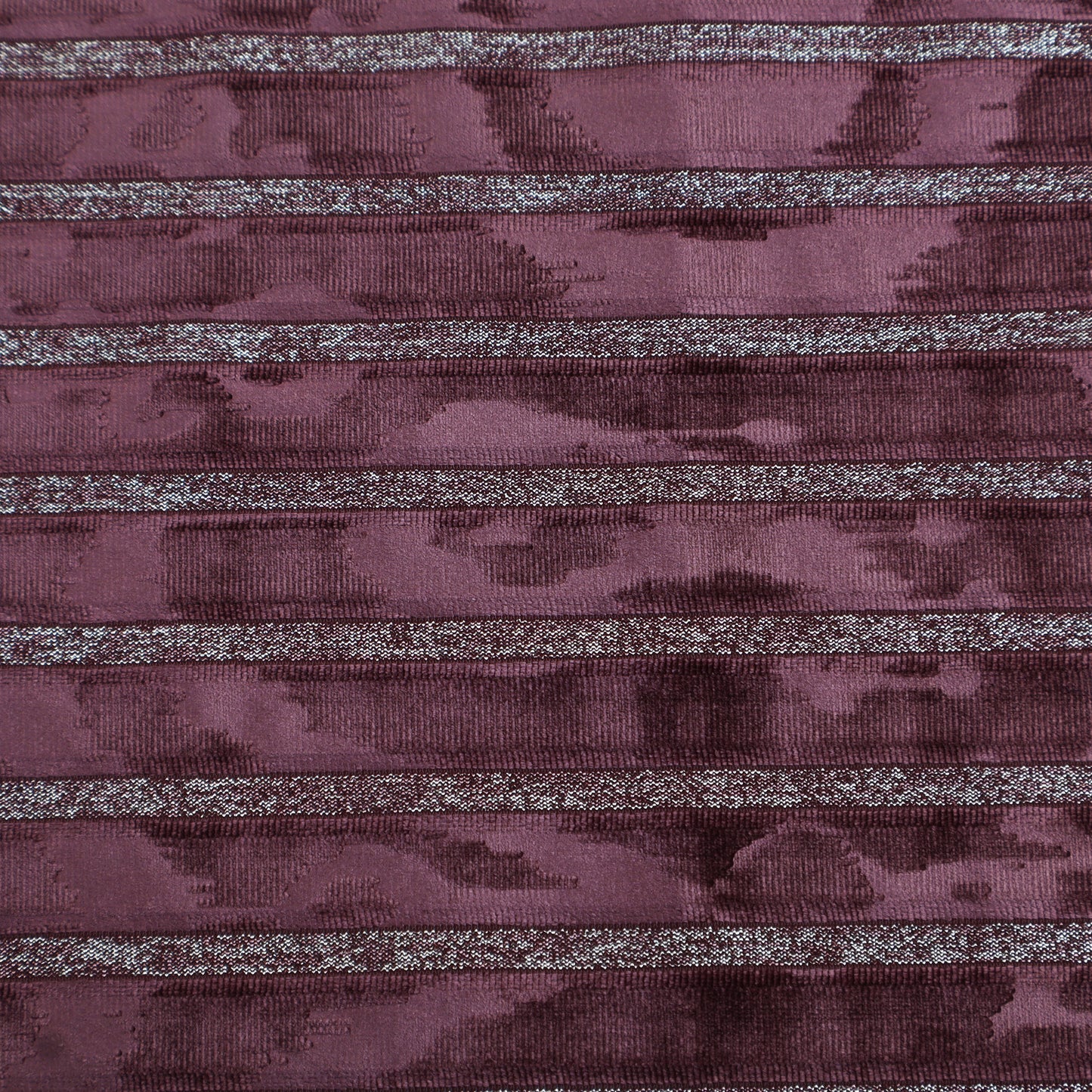 Velvet Stripe Foil Fabric