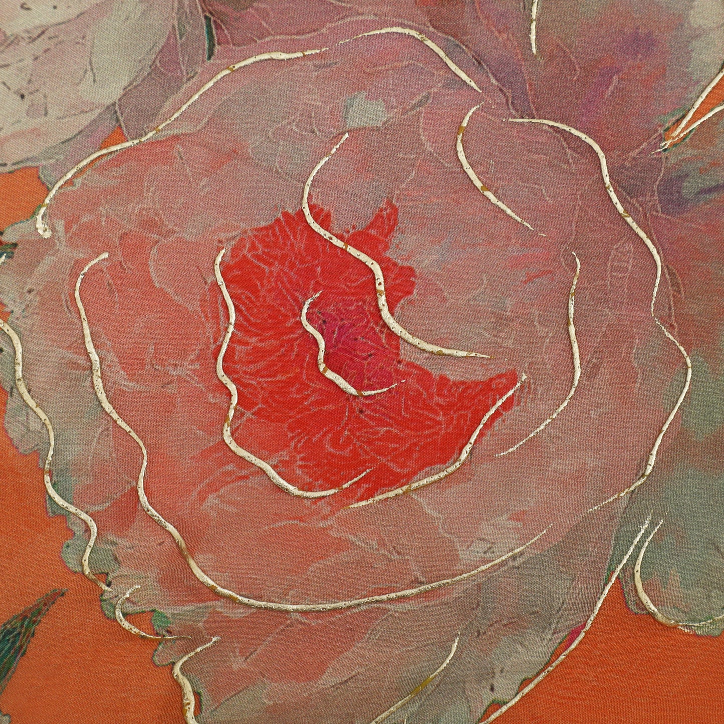 Chinon Chiffon Printed Kupi Work