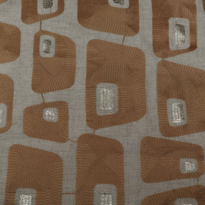 Colored Linen Embroidery Fabric