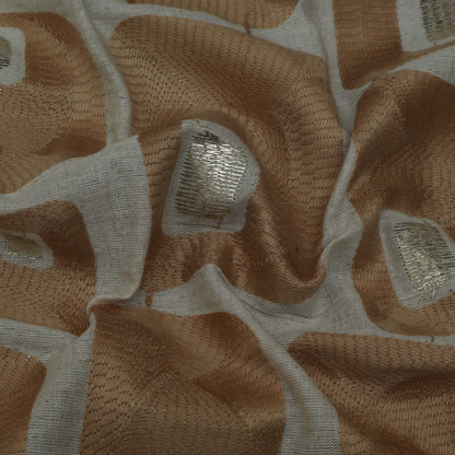 Colored Linen Embroidery Fabric