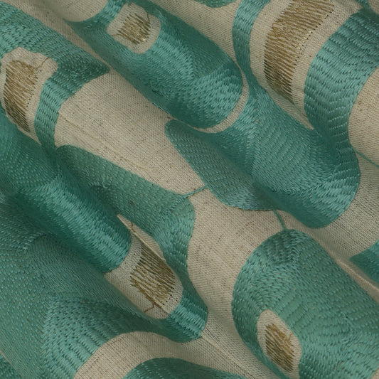 Colored Linen Embroidery Fabric