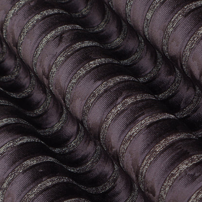 Velvet Stripe Foil Fabric