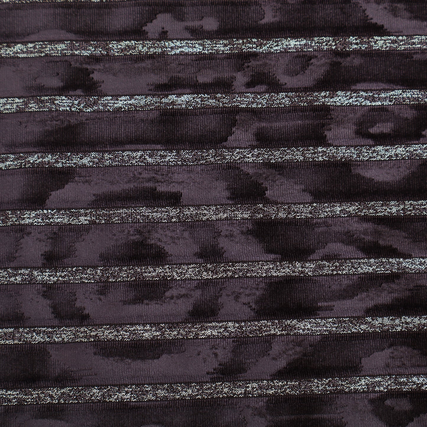 Velvet Stripe Foil Fabric