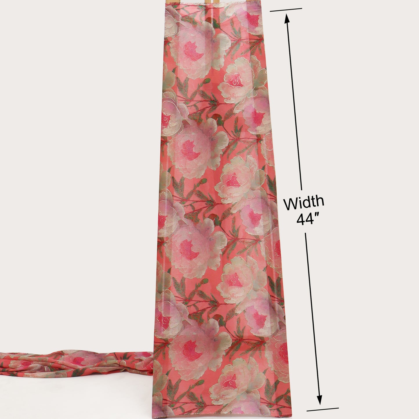 Chinon Chiffon Printed Kupi Work