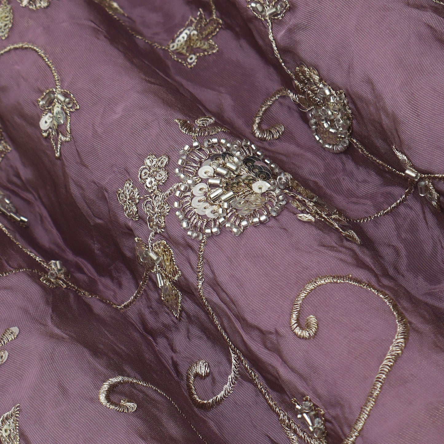 Colored Tissue Embroidery Fabric