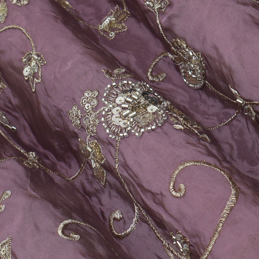 Colored Tissue Embroidery Fabric