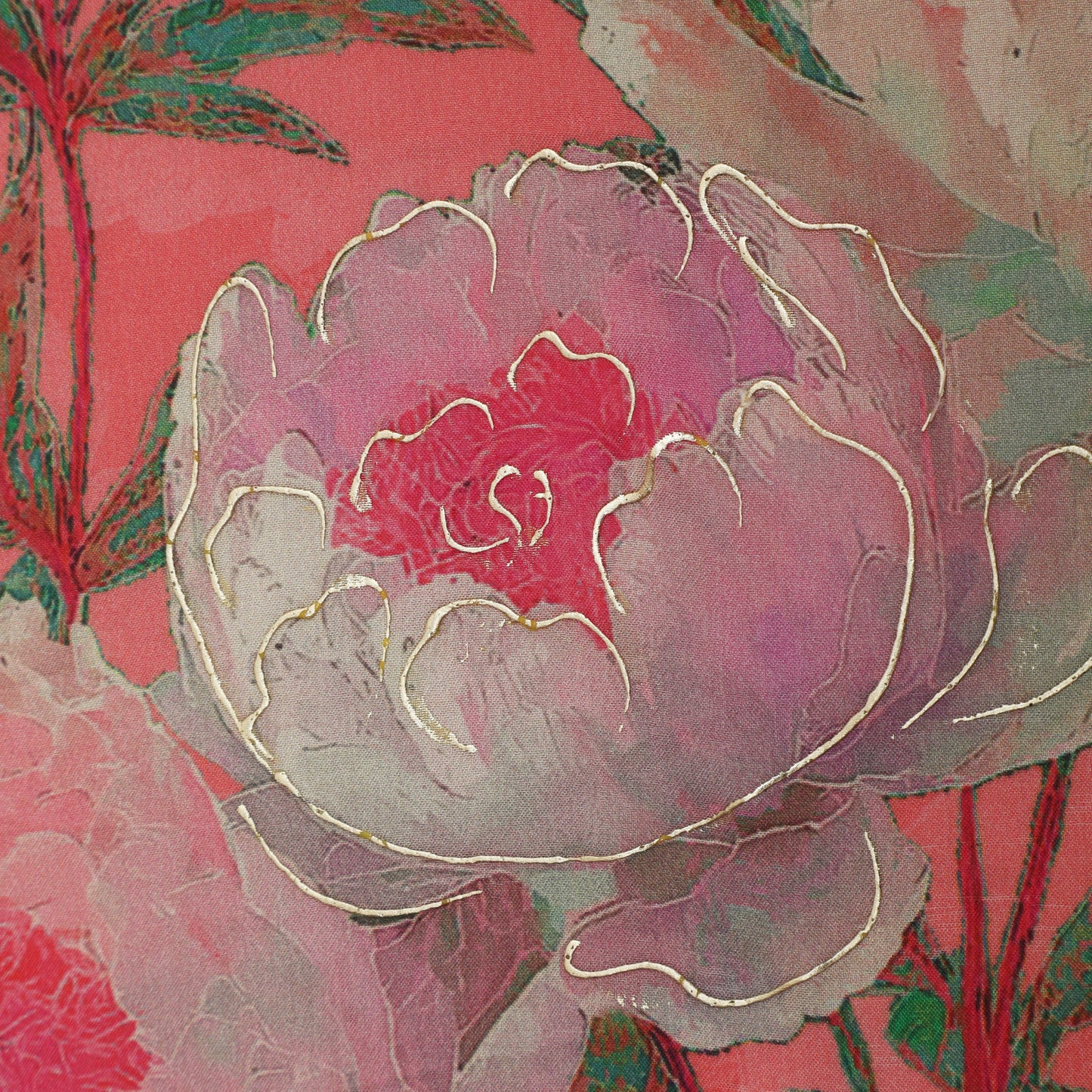 Chinon Chiffon Printed Kupi Work