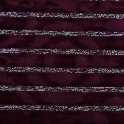 Velvet Stripe Foil Fabric