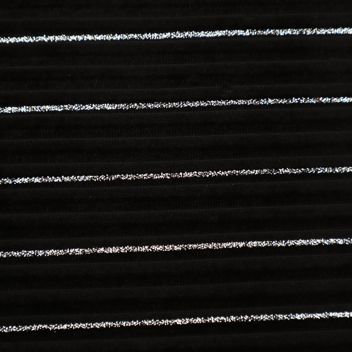 Velvet Crush Stripe Foil Fabric