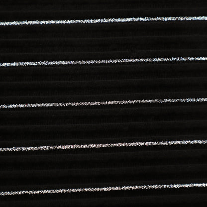 Velvet Crush Stripe Foil Fabric