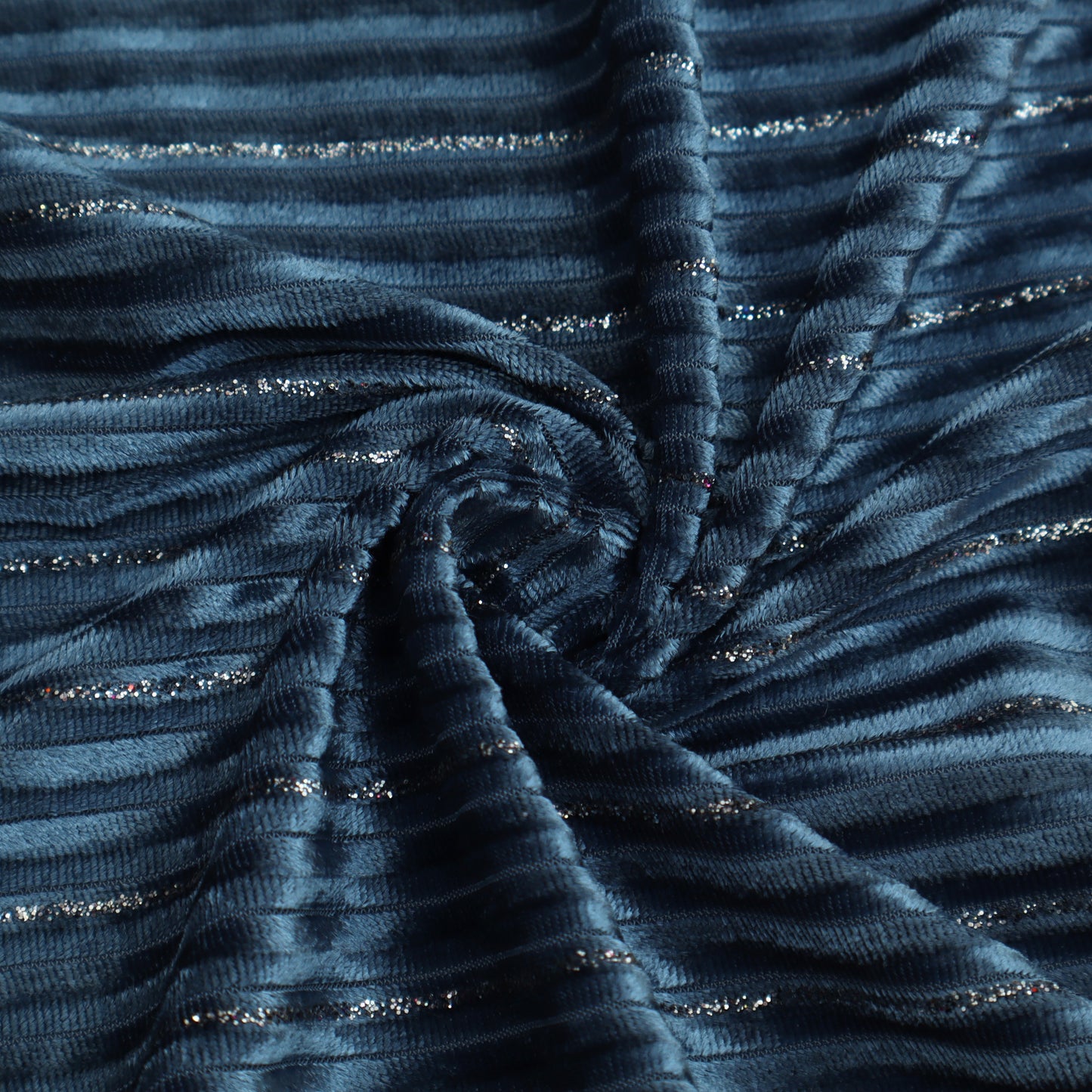 Velvet Crush Stripe Foil Fabric