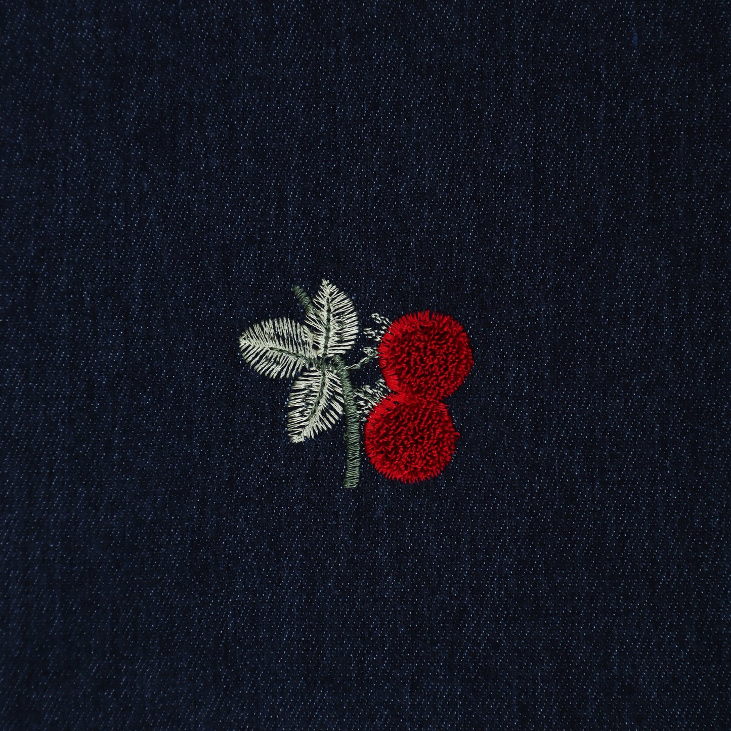 Colored Denim Embroidery Fabric