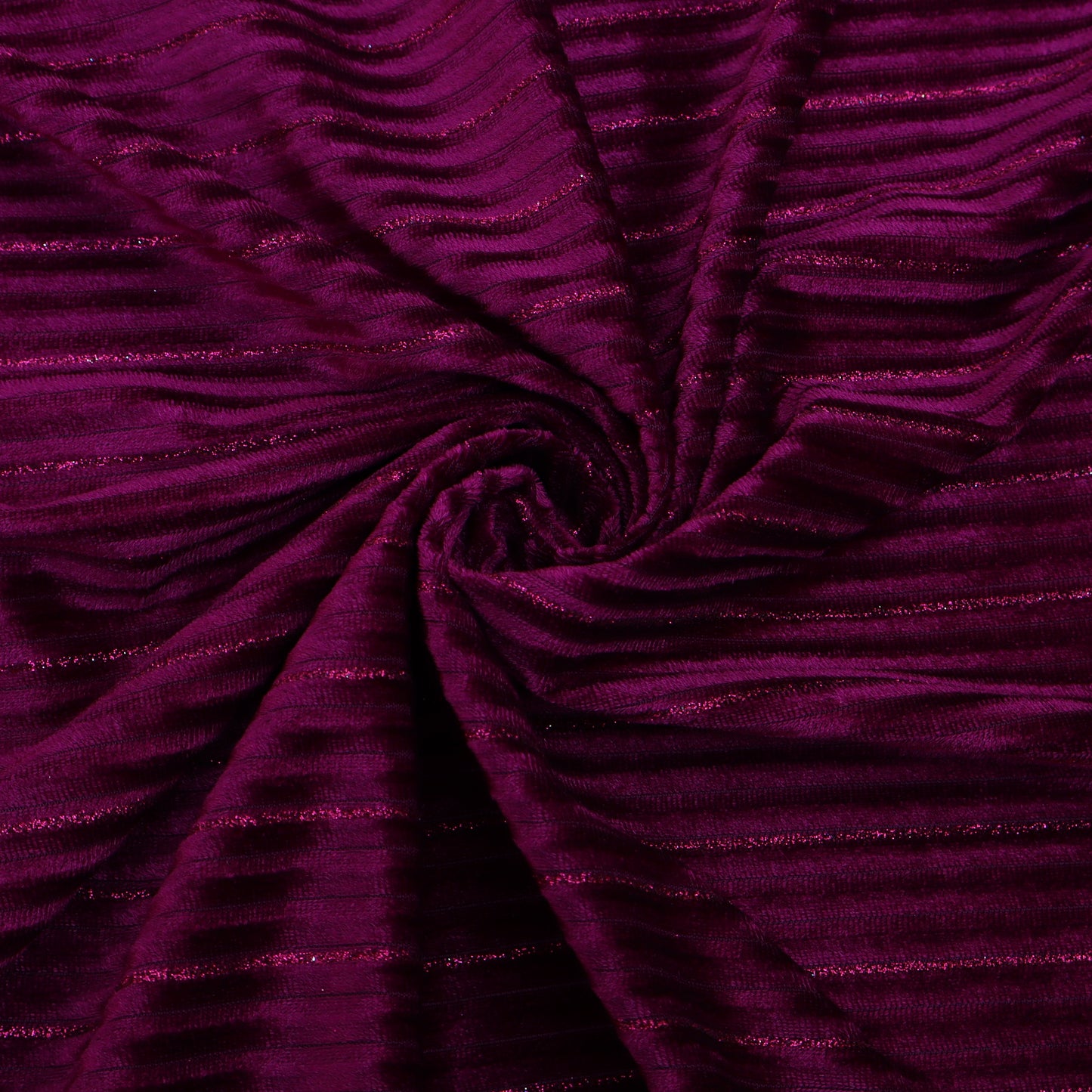 Velvet Crush Stripe Foil Fabric