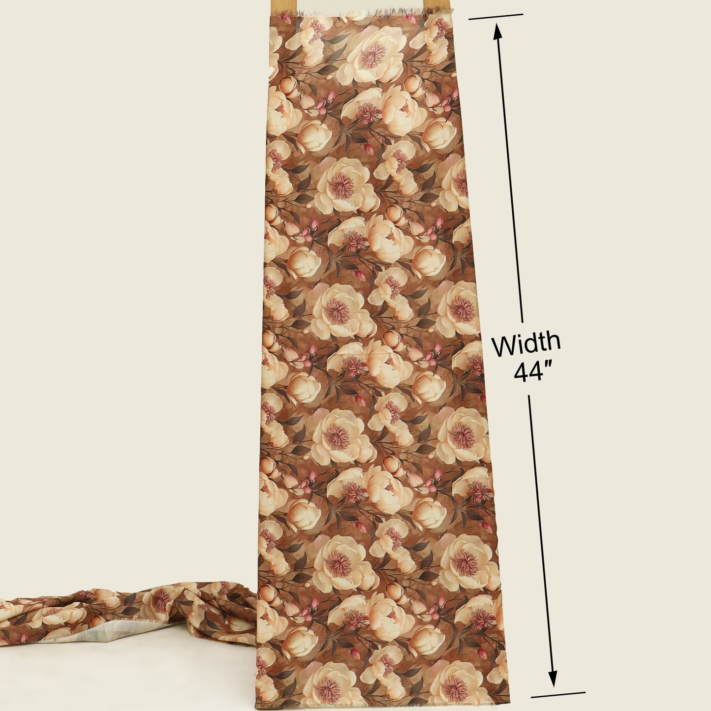 Slub Satin Print Fabric