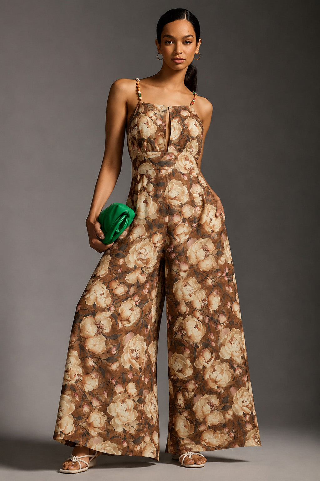 Slub Satin Print Fabric