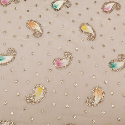 Mul Chanderi Zari Embroidery