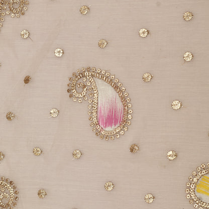 Mul Chanderi Zari Embroidery