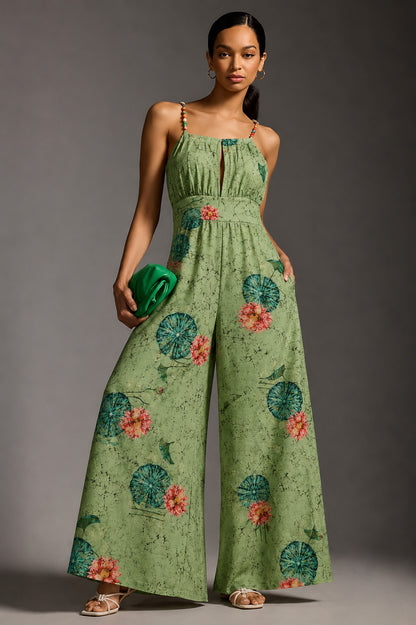 Slub Satin Print Fabric