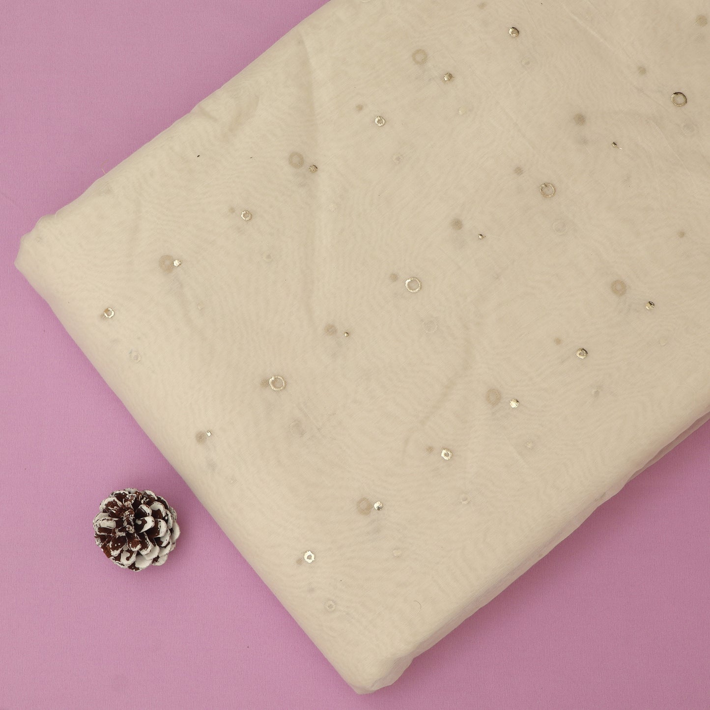 Mul Chanderi Zari Embroidery