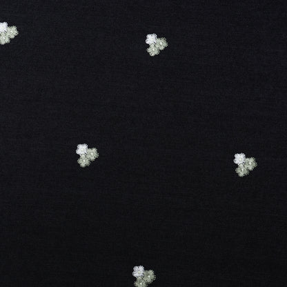 Colored Denim Embroidery Fabric